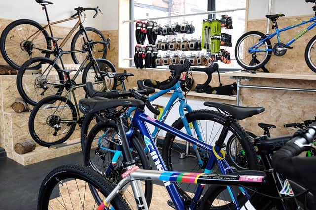 New shop display in A Different Gear, heffield