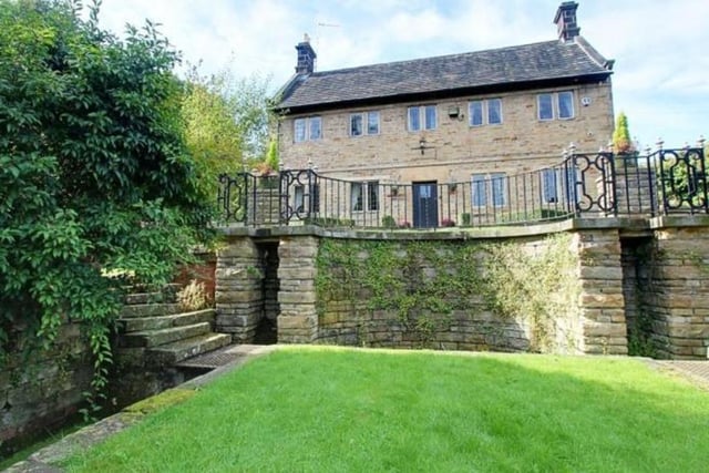 This grade II listed building has five bedrooms, two bathrooms, and extensive grounds including a converted barn. This property contains many original features dating back to its rich history, and has lots of character. If you've ever wanted your own home bar, this could be the property for you. The bar has working beer pumps connected to the barrels in the cellar directly below.