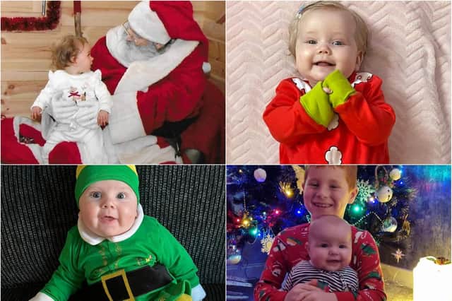 Little ones across Northumberland - and their families - are ready to celebrate their first Christmas!