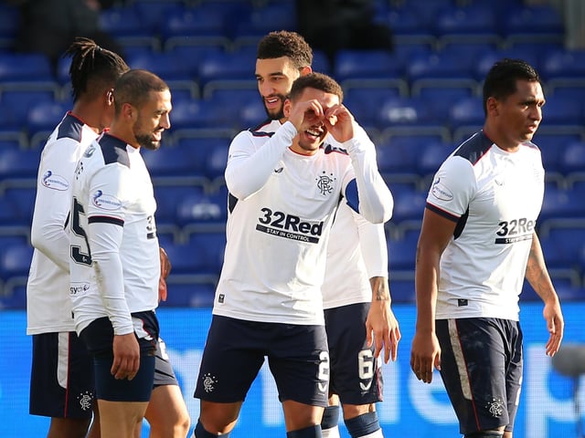 Running out of superlatives to describe the on-song captain, but that would do his constant running a disservice. On target and laying on others and covering immense distance. Vital to this Rangers team. (Photo by Paul Campbell/Getty Images)