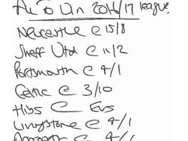 It's a part of the matchday ritual for fans all over the country - and the Fratton faithful are no different. Craft a perfect six-fold and then bemoan the fact you put Pompey in and they let you down. Again. 'One day, Rodney, we'll be millionaires'...