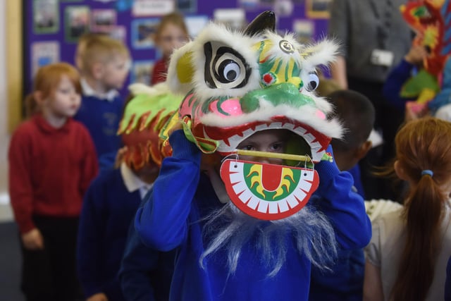 Were you a part of the school's Chinese New Year celebrations four years ago?