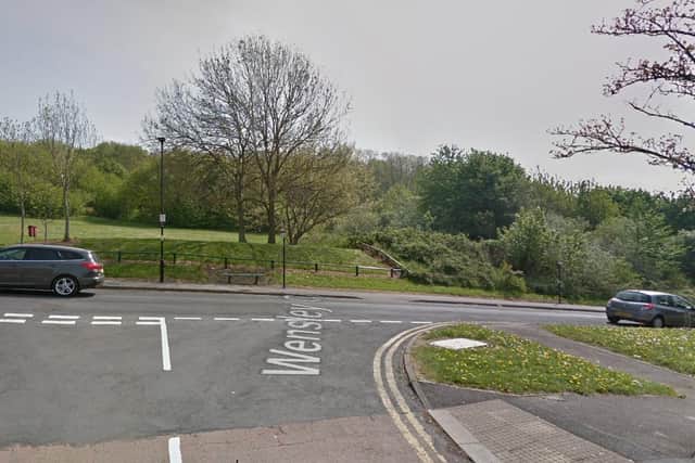 The grass area near to Wensley Close