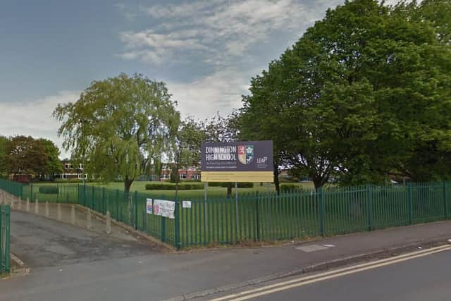 Dinnington High School in Rotherham has been forced to close after a water leak (pic: Google)