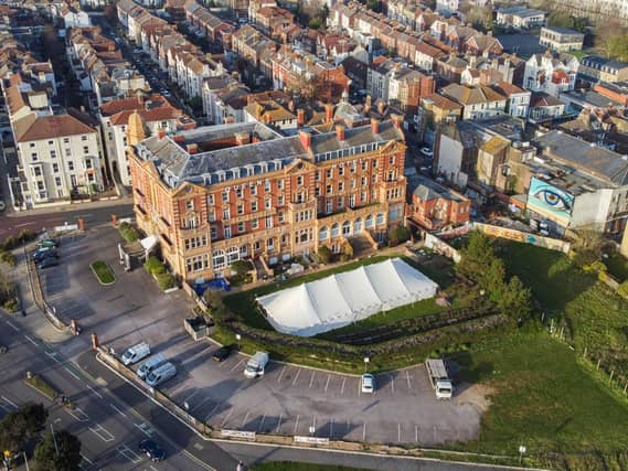 The Queen's Hotel Picture: Solent Sky Services