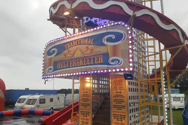 Burntisland Shows at the Links- and no funfair is complete without a traditional helter skelter