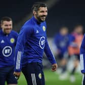 Callum Paterson came off the bench for Scotland in their playoff win over Israel last night.