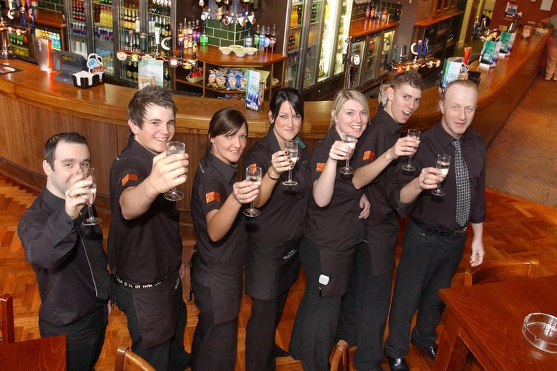 Staff were celebrating the reopening of the refurbished Varsity in Green Terrace in 2007. Were you pictured?