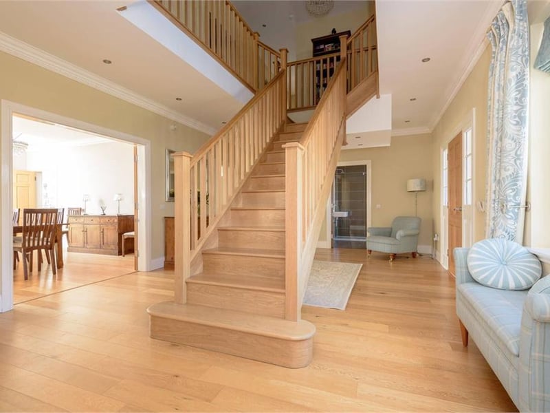 Hallway and staircase.