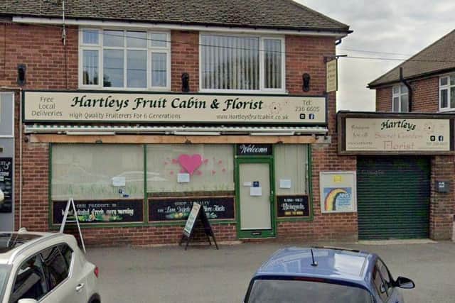 This fruit and florist shop in Bradwell could soon be turned into a chip shop if plans are approved by Sheffield Council