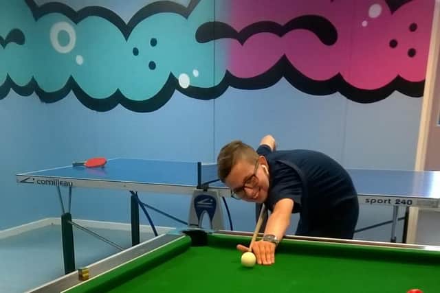 Youth sessions run by Sheffield Futures include activities such as snooker