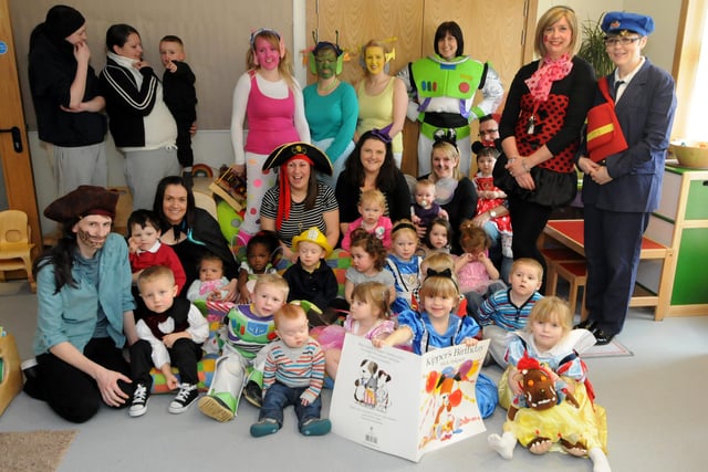 Fancy dress World Book Day at Biddick Hall and Whiteleas Childrens Centre in 2012. Who do you recognise?