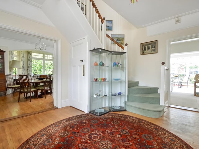 This four bedroom house in Queen's Road, Waterlooville is on the market for £1.195m. It is listed by Fine and Country