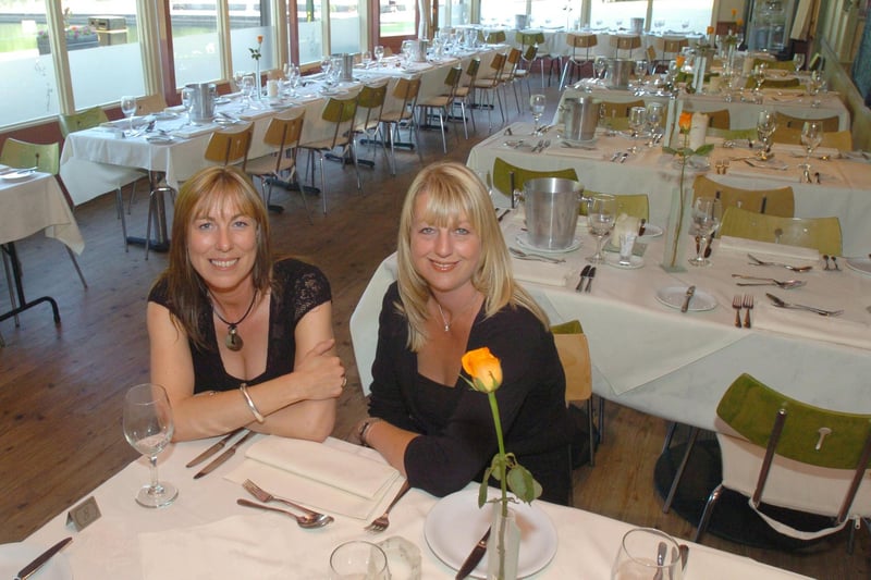 Pictured at the Millhouses Park Cafe are Claire Batterby, left, and Dianne Wilkinson. The cafe was set out ready for a Friday night bistro evening