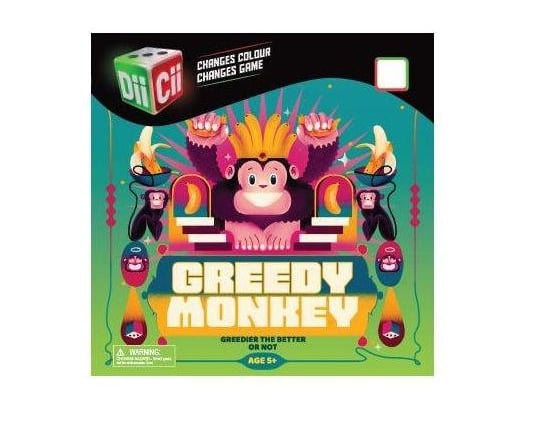 Put your luck to the test with Greedy Monkey, a board game which has players roll the dice to get a number and colour. You can choose to roll again and add to your score - but if you roll an enemy colour, you could go bust. Will you play it safe or be greedy? Retails from Hamleys for £12.