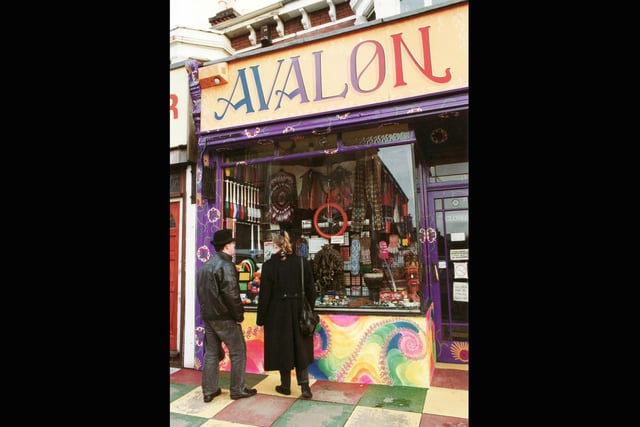 The 'Avalon' shop in Fawcett Road in January 1993