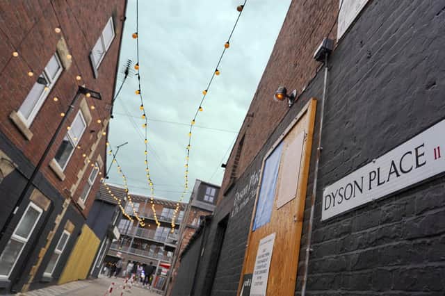 Dyson Place on Sharrow Vale is hosting its first open air cinema event on Sunday September 24. Picture Scott Merrylees