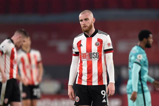 Sheffield United striker Oli McBurnie is reportedly a target for Rangers. Oli Scarff/PA Wire.