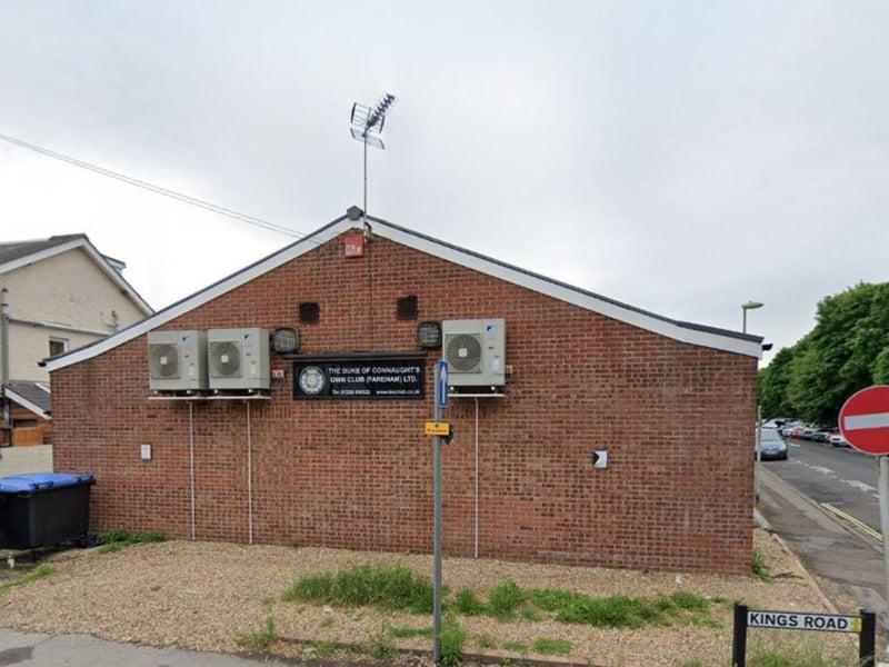 The Duke Of Connaughts Own Club at 74 Western Road, Fareham was rated five on February 20.
