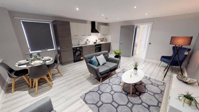 There are nine two-bedroom homes and 36 one-bedrooms, with prices ranging from £97,495 to £125,000