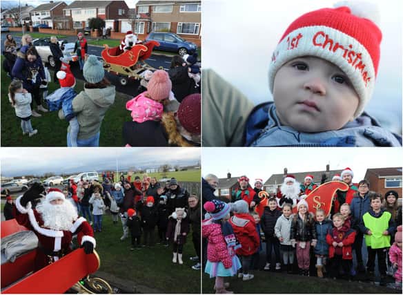Take a look at these festive photos of the Santa tour in Hartlepool.