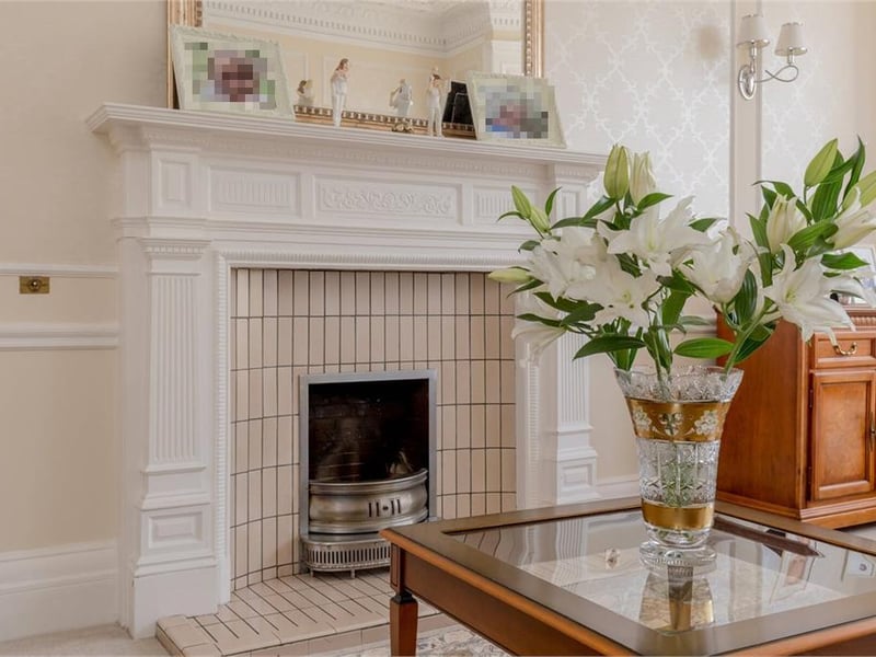 Period fireplaces.