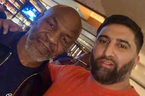 Izzy Asif and Mike Tyson