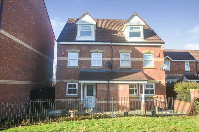 This three-bedroom semi-detached house has an asking price of £180,000.