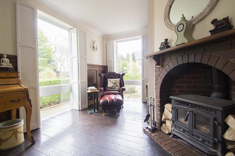 The family room offers a cosy space for the cold winter nights.