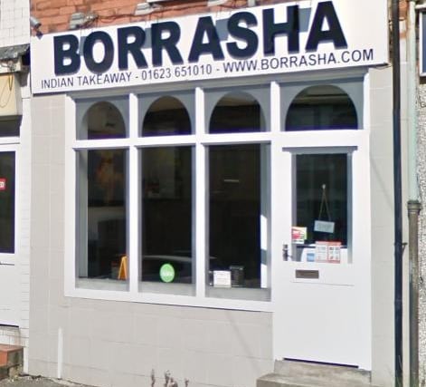 In ninth place we have Borrasha. You can find this restaurant at, 108 Carter Ln, Mansfield NG18 3DH.