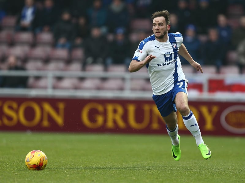 The former Chesterfield man played on the left of the front three in the first half and got on the ball well, linking with Tommy Rowe. The 31-year-old is a free agent after leaving Wigan Athletic at the end of last season.