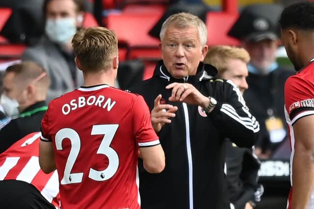 Sheffield United's manager Chris Wilder wants to further boost his striking department: SHAUN BOTTERILL/POOL/AFP via Getty Images