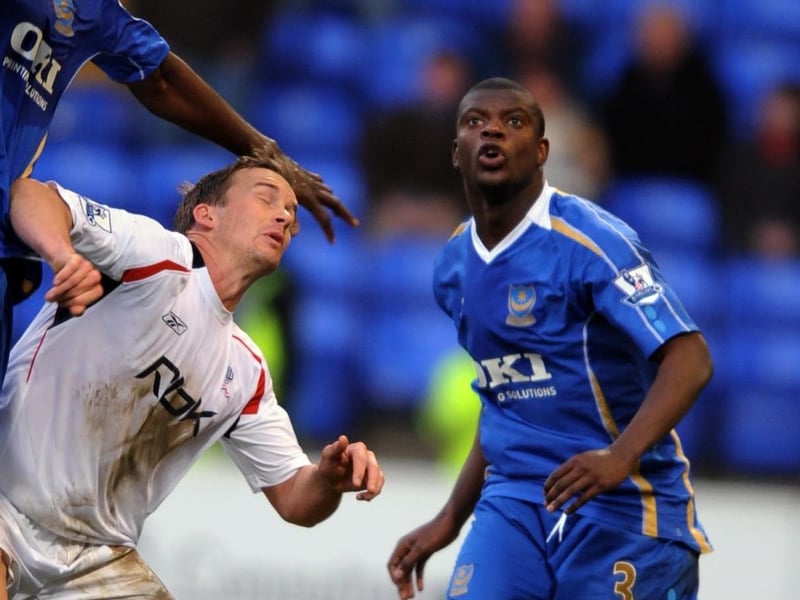 The left-back joined Pompey on loan from French side Lens in January 2008. He would make just three appearances for Harry Redknapp's Blues before joining Rennes shortly after Pompey's FA Cup final win against Cardiff. He's in plenty of the pictures from that memorable day at Wembley as he joined in with the celebrations.