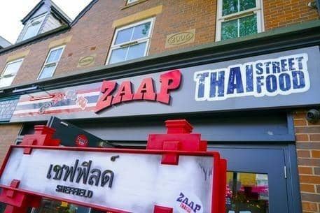 The new Zaap Thai restaurant.