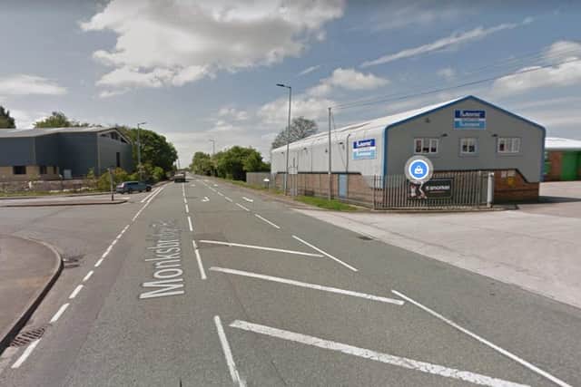 A motorcyclist was rammed off his bike and robbed in Dinnington