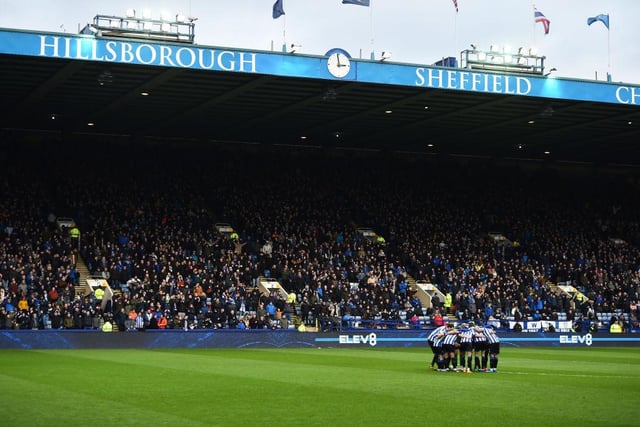 Hillsborough remains one of the most iconic stadiums within the EFL and despite Sheffield Wednesday's relegation to League One last season the Owls still attract in excess of 22,000 supporters on a match day. Darren Moore's side are currently mid table in League One. (Photo by Nathan Stirk/Getty Images)