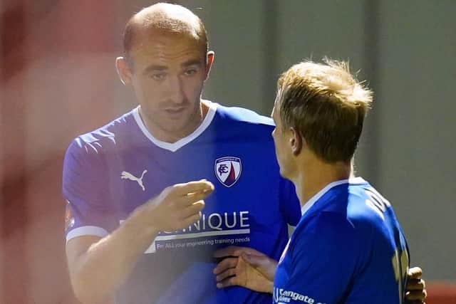 Chesterfield beat Weymouth 2-1 on Saturday in James Rowe's first game as manager.