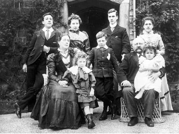 The founder of H.L. Brown Jewellers, Sheffield, Mr Harris Brown and family