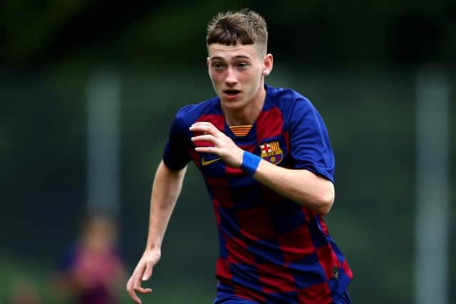 FOREIGN FORRAY: Louie Barry's career path has even taken him through Barcelona's academy (Image: Dean Mouhtaropoulos/Getty Images)