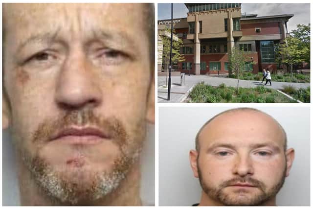 Wayne Joselyn (left) was jailed for burglary and Liam Mills (right) was jailed for misconduct in public office