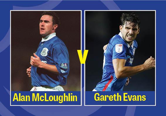 Alan McLoughlin v Gareth Evans
