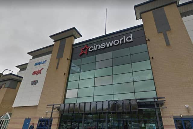 Cineworld on the Centertainment complex in Sheffield