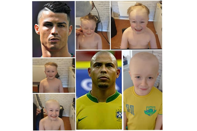 Steve Robinson's boy said he wanted a haircut like Ronaldo. Except, he didn't say which one...