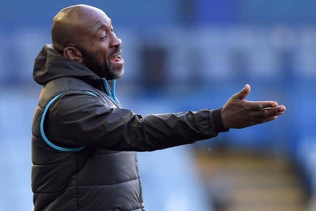 Darren Moore has a busy few months ahead of him at Sheffield Wednesday Pic Steve Ellis