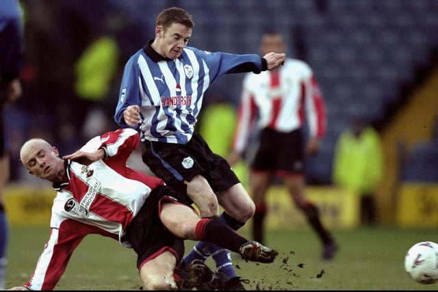 Another member of the 2004 cross-City crew, Quinn had played in 157 league matches for Wednesday before a four year stint at Bramall Lane. Went to Ipswich and was last seen playing back up here for Handsworth.