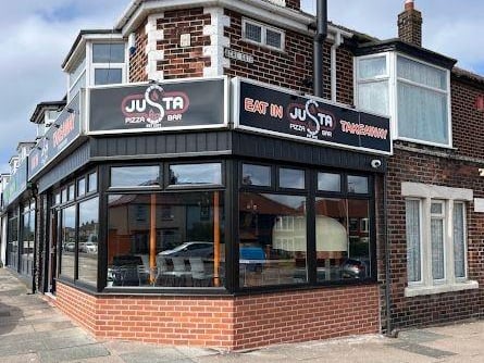 Justa Pizza Bar at 300 Highfield Road, Blackpool, rated 5 on October 22.