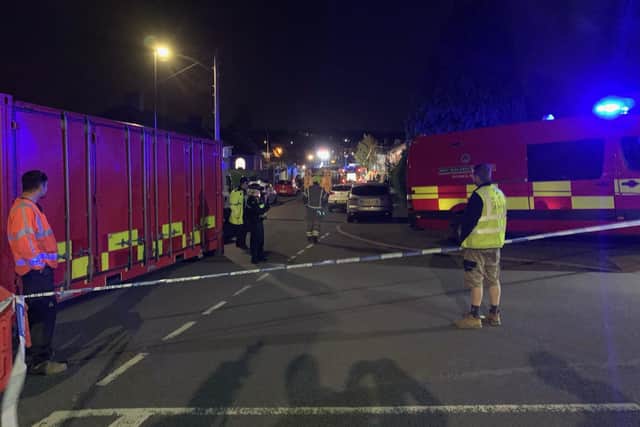 Emergency services at the scene in Dulwich Road, Kingstanding, where a property has been destroyed in an explosion, the cause of which is unknown at this time, which also caused damage to other properties and vehicles nearby. Picture date: Sunday June 26, 2022.