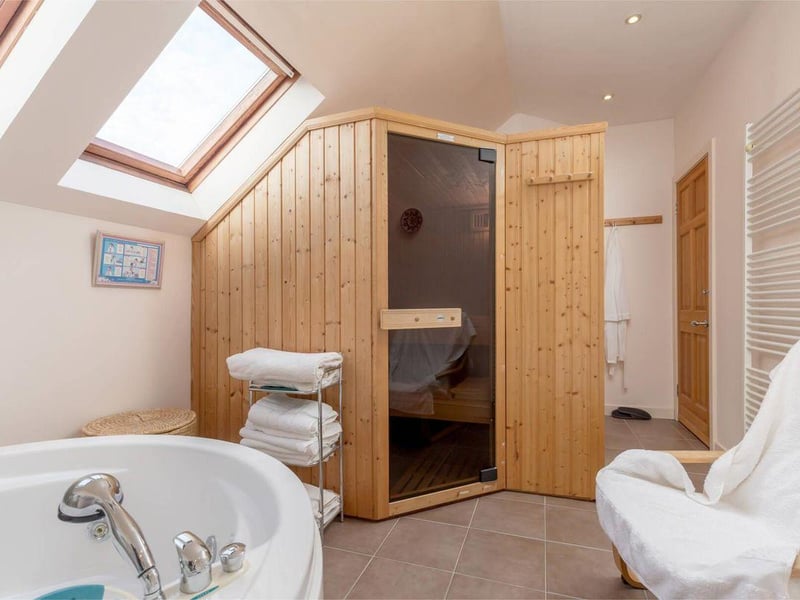 Spa with sauna.