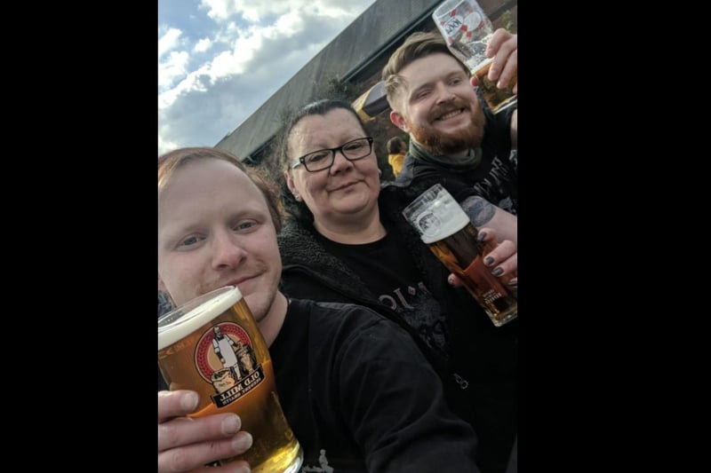 Kallum Scott said: "I'm in the Red Lion on Whit Moor with Dan Snell and Andrea Smith. First pint together in too long."