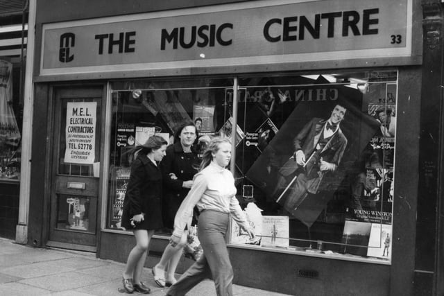 Who loved a trip to the Music Centre in Frederick Street? Here it is in 1972?